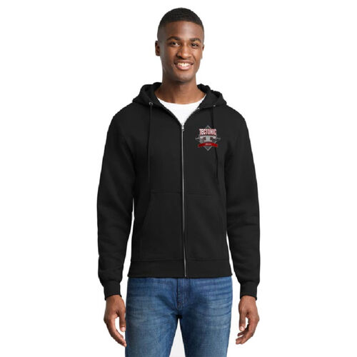 Tectonic Fitness Embroidered Zip Up Sweatshirt - Unisex Thumbnail